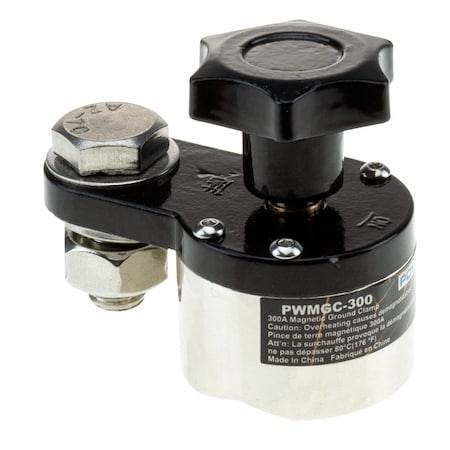 Powerweld Magnetic Ground Clamp, Switchable, 300A PWMGC-300